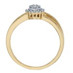 Gold 1/5ct TDW Diamond Ring by Ever One - Handcrafted By Name My Rings™
