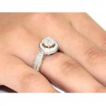 Gold 1.05ct TDW Diamond Ring - Handcrafted By Name My Rings™