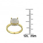 Gold 1/3ct TDW Diamond Ring - Handcrafted By Name My Rings™