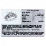 White Gold Certified 1ct TDW Diamond Bridal Ring Set by Signature - Handcrafted By Name My Rings™