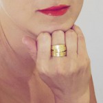  Gold Loops Ring for Women - Handcrafted By Name My Rings™
