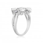 White Gold 1/3ct TDW Diamond Ring - Handcrafted By Name My Rings™