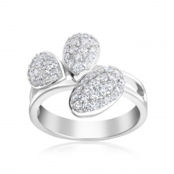 White Gold 7/8ct TDW Diamond Ring - Handcrafted By Name My Rings™