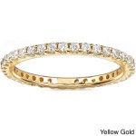 Gold 1/2ct TDW Diamond Eternity Wedding Band - Handcrafted By Name My Rings™