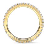 Gold 1/2ct TDW Diamond Eternity Wedding Band - Handcrafted By Name My Rings™