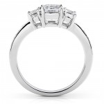 White Gold 1 1/3ct TDW Diamond 3-Ring Bridal Set - Handcrafted By Name My Rings™