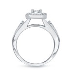 3/4ct TDW Round Diamond Vintage Inspired Bridal Ring Set - Handcrafted By Name My Rings™