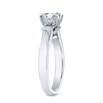Gold 1 3/4ct TDW Certified 3-Stone Diamond Engagement Ring - Handcrafted By Name My Rings™