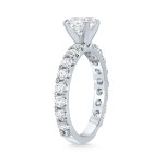 Gold 1 3/4ct TDW Certified Princess Diamond Engagement Ring - Handcrafted By Name My Rings™