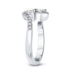 Gold 1/2ct TDW 2-Stone Round Diamond Engagement Ring - Handcrafted By Name My Rings™