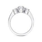 Gold 2 1/3ct TDW Certified Oval Cut Diamond Ring - Handcrafted By Name My Rings™