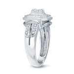 Gold 2/5ct TDW Round Diamond Engagement Ring - Handcrafted By Name My Rings™