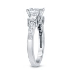 Gold 2ct TDW Certified Princess-Cut Diamond Engagement Ring - Handcrafted By Name My Rings™