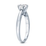 GIA Certified Platinum 6-Prong 2 ct. TDW Round-Cut Diamond Solitaire Engagement - Handcrafted By Name My Rings™