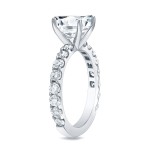Platinum 1 3/4ct TDW Certified Asscher Cut Diamond Engagement Ring - Handcrafted By Name My Rings™