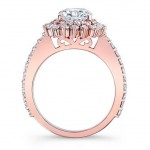 Rose Gold 2ct TDW Cushion-cut Engagement Ring - Handcrafted By Name My Rings™