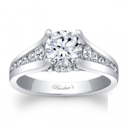 White Gold 1 3/5ct TDW Diamond Engagement Ring - Handcrafted By Name My Rings™