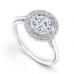 Beverly Kay White Gold 3/5ct TDW Diamond Designer Engagement Ring - Handcrafted By Name My Rings™