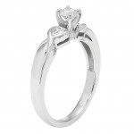 Diamonds White Gold 1/4ct TDW Diamond Ring - Handcrafted By Name My Rings™