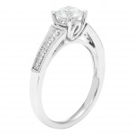 Diamonds White Gold 7/8ct TDW Diamond Miligrain Ring - Handcrafted By Name My Rings™