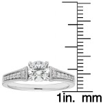 Diamonds White Gold 7/8ct TDW Diamond Miligrain Ring - Handcrafted By Name My Rings™