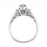 Sterling Silver 1/5ct TDW Diamond Promise Ring - Handcrafted By Name My Rings™