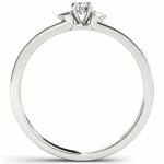 White Gold 1/5ct TDW Diamond Classic Engagement Ring - Handcrafted By Name My Rings™