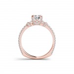 Gold 1 1/4ct TDW Diamond Exquisite Engagement Ring - Handcrafted By Name My Rings™