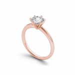 Gold 1ct TDW Diamond Impeccable Engagement Ring - Handcrafted By Name My Rings™