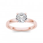 Rose Gold 1ct TDW Diamond Equanimous Engagement Ring - Handcrafted By Name My Rings™