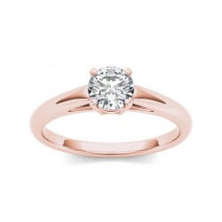 Rose Gold 7/8ct TDW Diamond Classic Engagement Ring - Handcrafted By Name My Rings™