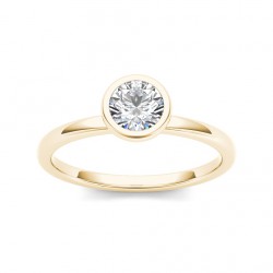Gold 3/4ct TDW Diamond Classic Engagement Ring - Handcrafted By Name My Rings™