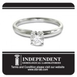 Gold 1 1/2ct TDW Round Diamond Solitaire Engagement Ring - Handcrafted By Name My Rings™