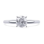 Gold 3/4ct TDW Diamond Solitaire Engagement Ring - Handcrafted By Name My Rings™
