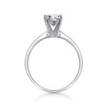 Gold 3/4ct TDW Diamond Solitaire Engagement Ring - Handcrafted By Name My Rings™