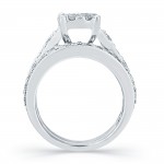White Gold 2 1/2ct TDW Diamond Bridal Set - Handcrafted By Name My Rings™