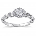 1/2 CT  Diamond TW Fashion Ring  White Gold GH I2;I3 - Handcrafted By Name My Rings™
