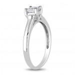 Signature Collection Gold 1/2ct TDW Certified Diamond Solitaire Ring - Handcrafted By Name My Rings™