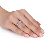 Signature Collection White Gold 1 1/4ct TDW Diamond Ring - Handcrafted By Name My Rings™