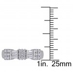 Signature Collection White Gold 1/2ct TDW Baguette-cut White Diamond Engagement Ring - Handcrafted By Name My Rings™