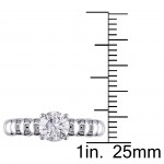 Signature Collection White Gold 7/8ct TDW Diamond Solitaire Engagement Ring - Handcrafted By Name My Rings™