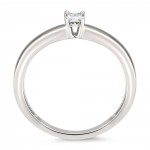 Jewelry White Gold 1/10ct TDW Diamond Ring - Handcrafted By Name My Rings™