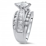Gold 2 1/2 ct TDW Marquise Diamond Engagement Ring - Handcrafted By Name My Rings™