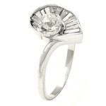 Pre-owned White Gold 4/5ct TDW Diamond Ballerina Estate Ring - Handcrafted By Name My Rings™