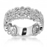 Vintage White Gold 1/ 4ct TDW Diamond Ring - Handcrafted By Name My Rings™