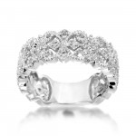 Vintage White Gold 1/ 4ct TDW Diamond Ring - Handcrafted By Name My Rings™
