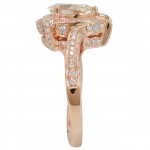 Rose Gold 1 7/8ct TDW Natural Yellow Diamond Ring - Handcrafted By Name My Rings™