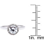 Tacori Platinum Cubic Zirconia and 1/6 ctw Diamond Round-cut Center - Handcrafted By Name My Rings™
