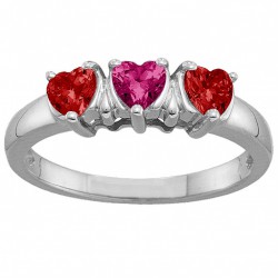 Personalised 25 Hearts Ring - Handcrafted By Name My Rings™