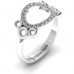 Personalised 7 Circles Karma Ring - Handcrafted By Name My Rings™